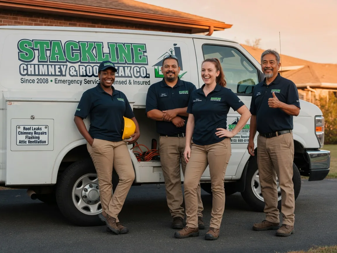Chimney flashing repair company in Oakville, CA